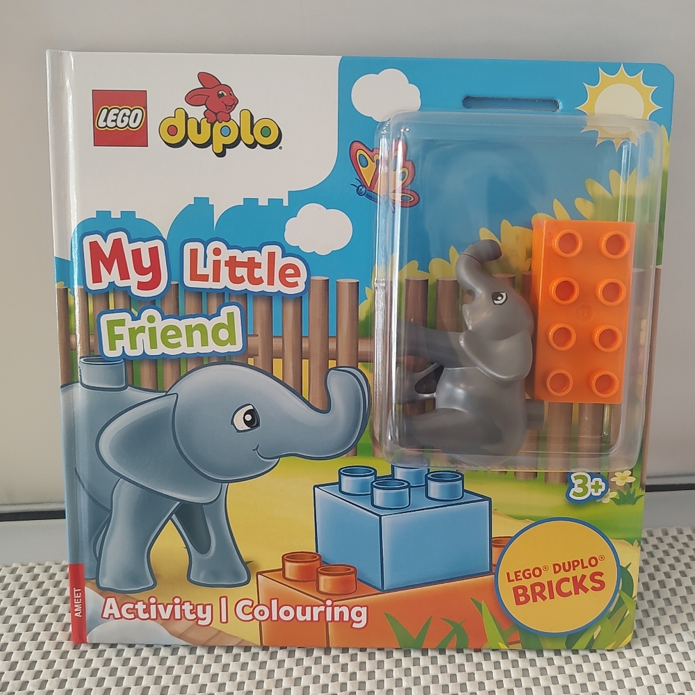 Lego Duplo My Little Friend Elephant Dublo Bricks Activity Coloring Book NWT - Picture 1 of 4
